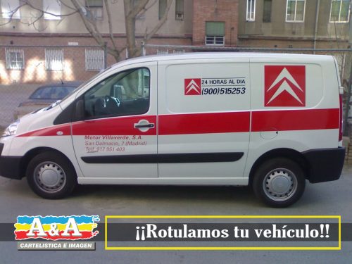 rotulación de vehículos Madrid